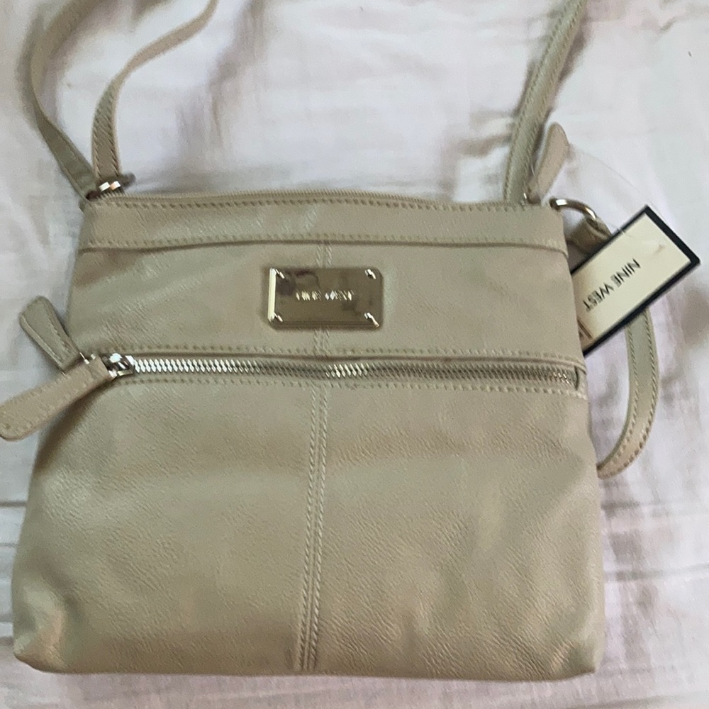 NWT Nine West beige bag